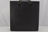 Authentic Louis Vuitton Epi Leather Sac Plat Hand Bag M59082 Black LV Junk 0300J