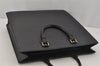 Authentic Louis Vuitton Epi Leather Sac Plat Hand Bag M59082 Black LV Junk 0300J
