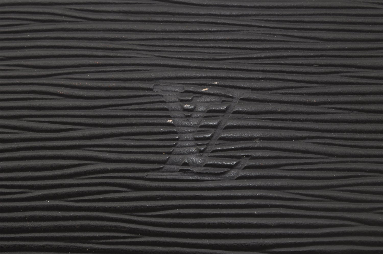 Authentic Louis Vuitton Epi Leather Sac Plat Hand Bag M59082 Black LV Junk 0300J