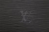Authentic Louis Vuitton Epi Leather Sac Plat Hand Bag M59082 Black LV Junk 0300J