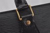 Authentic Louis Vuitton Epi Leather Sac Plat Hand Bag M59082 Black LV Junk 0300J