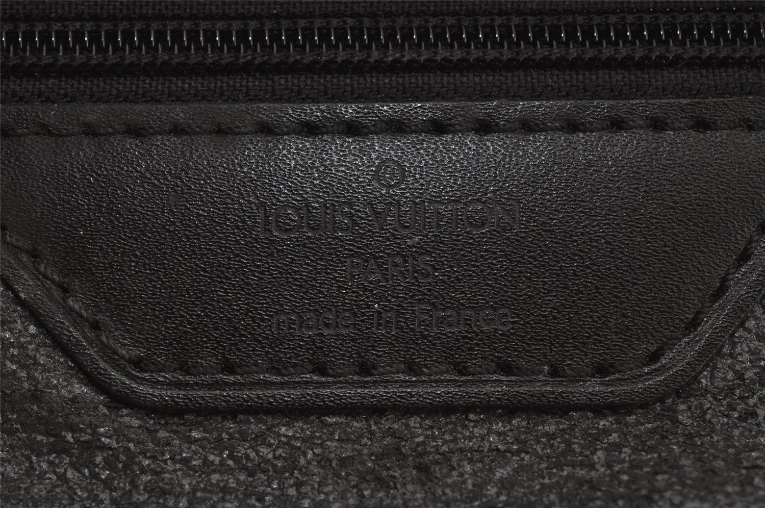 Authentic Louis Vuitton Epi Leather Sac Plat Hand Bag M59082 Black LV Junk 0300J