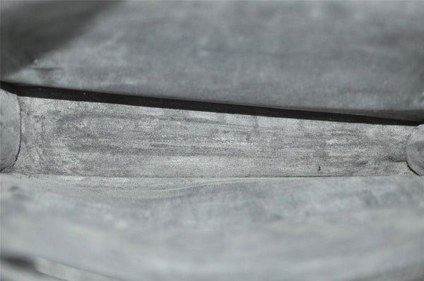 Authentic Louis Vuitton Epi Leather Sac Plat Hand Bag M59082 Black LV Junk 0300J