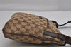 Authentic GUCCI Shoulder Cross Body Bag GG Canvas Leather 122793 Brown 0300K