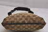 Authentic GUCCI Shoulder Cross Body Bag GG Canvas Leather 122793 Brown 0300K