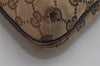 Authentic GUCCI Shoulder Cross Body Bag GG Canvas Leather 122793 Brown 0300K