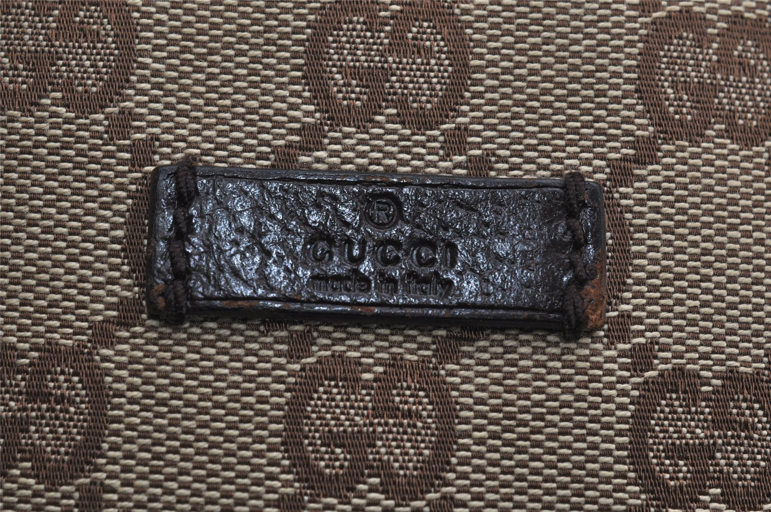 Authentic GUCCI Shoulder Cross Body Bag GG Canvas Leather 122793 Brown 0300K