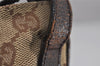 Authentic GUCCI Shoulder Cross Body Bag GG Canvas Leather 122793 Brown 0300K