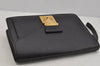 Authentic Louis Vuitton Epi Sellier Dragonne Clutch Bag Black M52612 LV 0301J