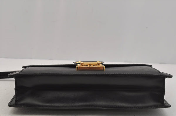 Authentic Louis Vuitton Epi Sellier Dragonne Clutch Bag Black M52612 LV 0301J