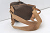 Authentic CELINE Macadam Blason Pattern Backpack Purse PVC Leather Brown 0301K