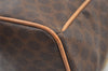 Authentic CELINE Macadam Blason Pattern Backpack Purse PVC Leather Brown 0301K