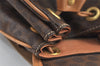 Authentic CELINE Macadam Blason Pattern Backpack Purse PVC Leather Brown 0301K