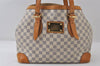 Authentic Louis Vuitton Damier Azur Hampstead MM N51206 Shoulder Tote Bag 0302J