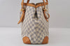 Authentic Louis Vuitton Damier Azur Hampstead MM N51206 Shoulder Tote Bag 0302J