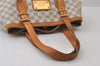 Authentic Louis Vuitton Damier Azur Hampstead MM N51206 Shoulder Tote Bag 0302J
