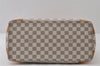 Authentic Louis Vuitton Damier Azur Hampstead MM N51206 Shoulder Tote Bag 0302J
