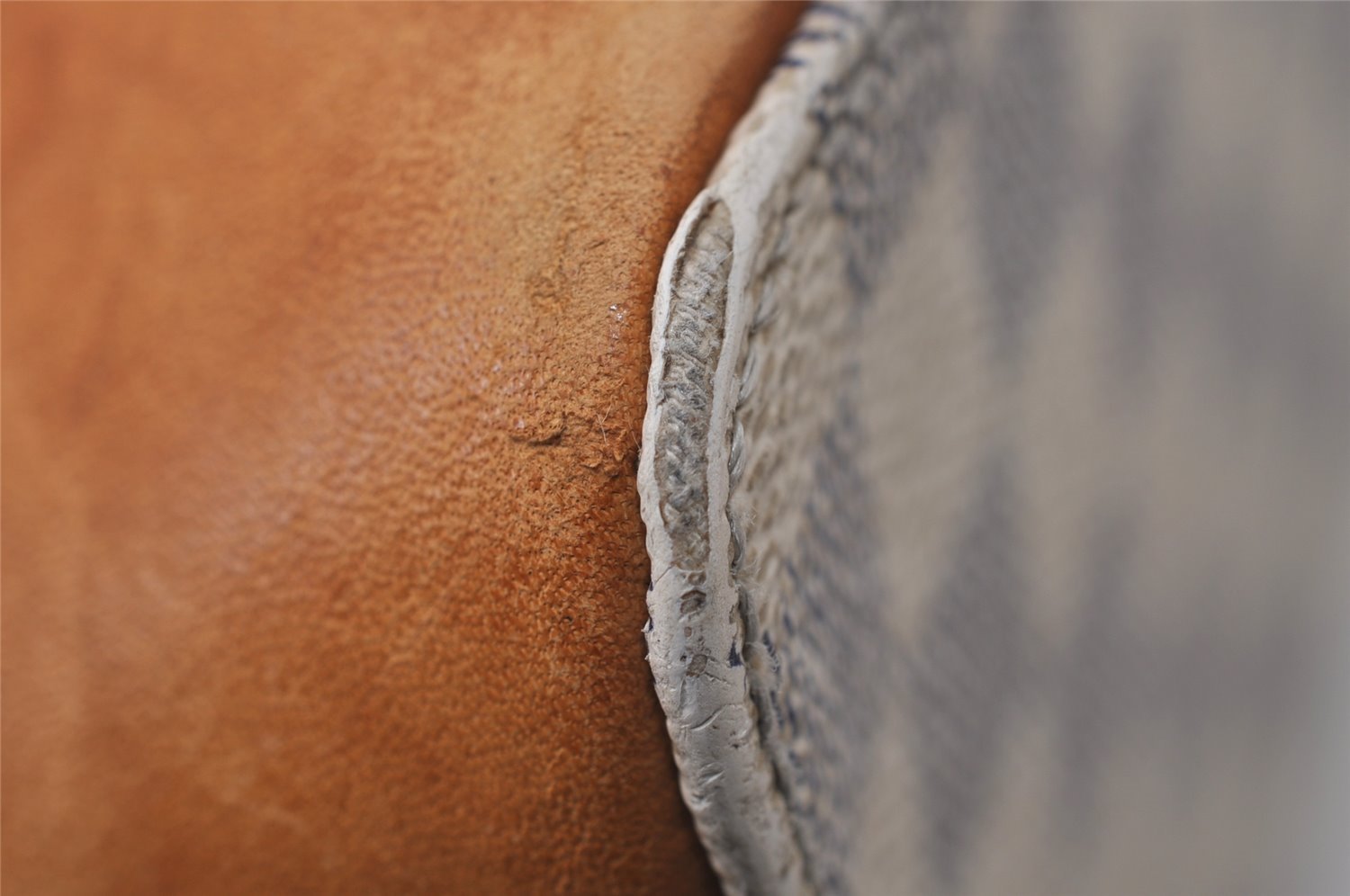 Authentic Louis Vuitton Damier Azur Hampstead MM N51206 Shoulder Tote Bag 0302J