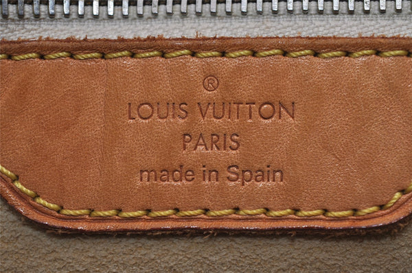 Authentic Louis Vuitton Damier Azur Hampstead MM N51206 Shoulder Tote Bag 0302J