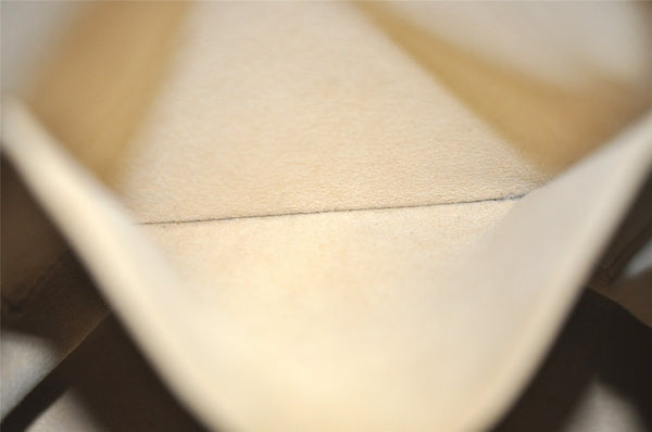 Authentic Louis Vuitton Damier Azur Hampstead MM N51206 Shoulder Tote Bag 0302J