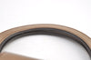 Authentic Salvatore Ferragamo Vintage Gancini Leather Hand Bag Purse Brown 0302K