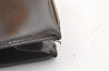 Authentic Salvatore Ferragamo Vintage Gancini Leather Hand Bag Purse Brown 0302K
