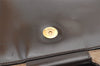 Authentic Salvatore Ferragamo Vintage Gancini Leather Hand Bag Purse Brown 0302K