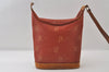 Authentic Louis Vuitton Cup Le Touquet Shoulder Bag Orange M80027 Junk 0303J