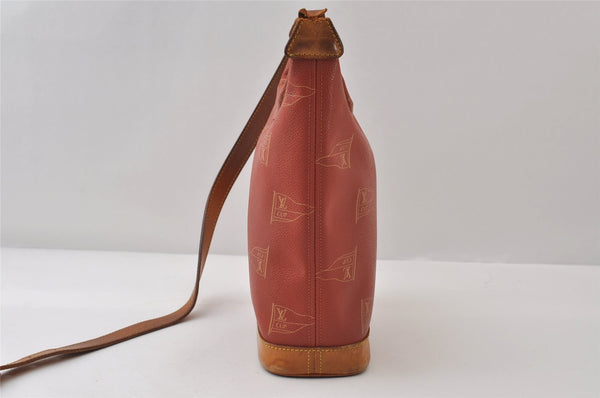 Authentic Louis Vuitton Cup Le Touquet Shoulder Bag Orange M80027 Junk 0303J