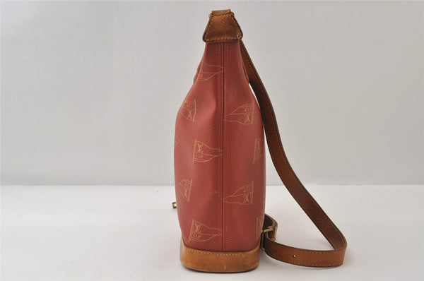 Authentic Louis Vuitton Cup Le Touquet Shoulder Bag Orange M80027 Junk 0303J