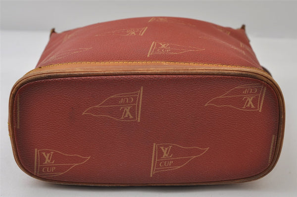 Authentic Louis Vuitton Cup Le Touquet Shoulder Bag Orange M80027 Junk 0303J