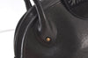 Authentic Christian Dior Shoulder Hand Bag Leather Suede Black CD 0304J