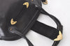 Authentic Christian Dior Shoulder Hand Bag Leather Suede Black CD 0304J