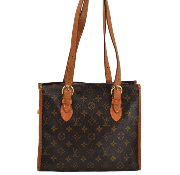 Authentic Louis Vuitton Monogram Popincourt Haut Shoulder Bag M40007 LV 0304K