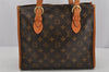 Authentic Louis Vuitton Monogram Popincourt Haut Shoulder Bag M40007 LV 0304K