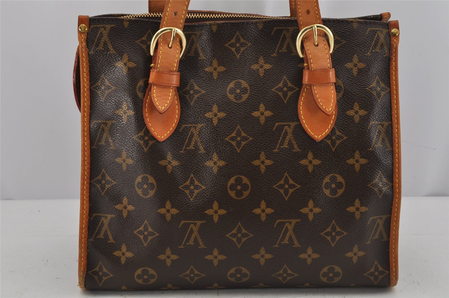 Authentic Louis Vuitton Monogram Popincourt Haut Shoulder Bag M40007 LV 0304K