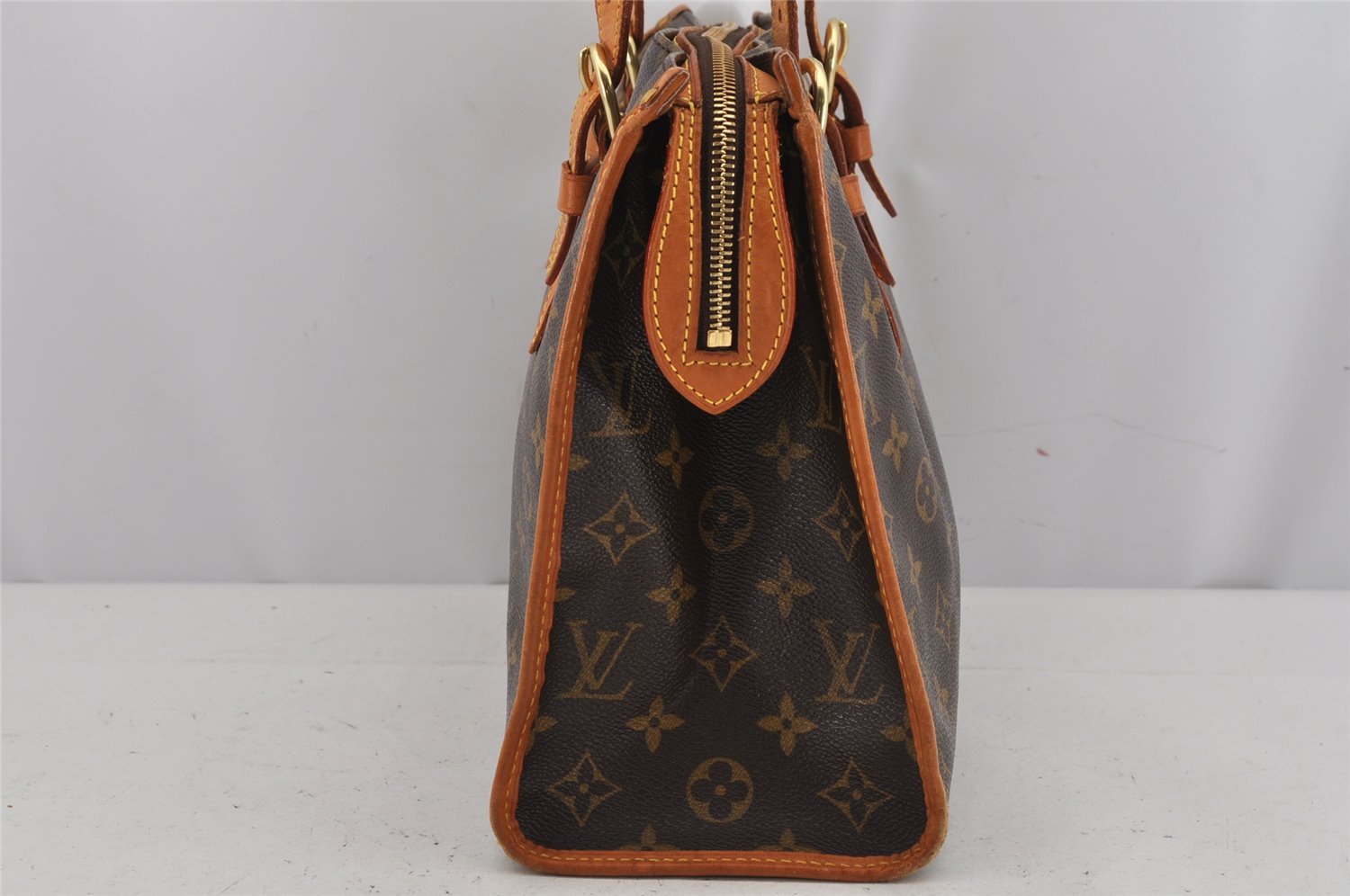 Authentic Louis Vuitton Monogram Popincourt Haut Shoulder Bag M40007 LV 0304K