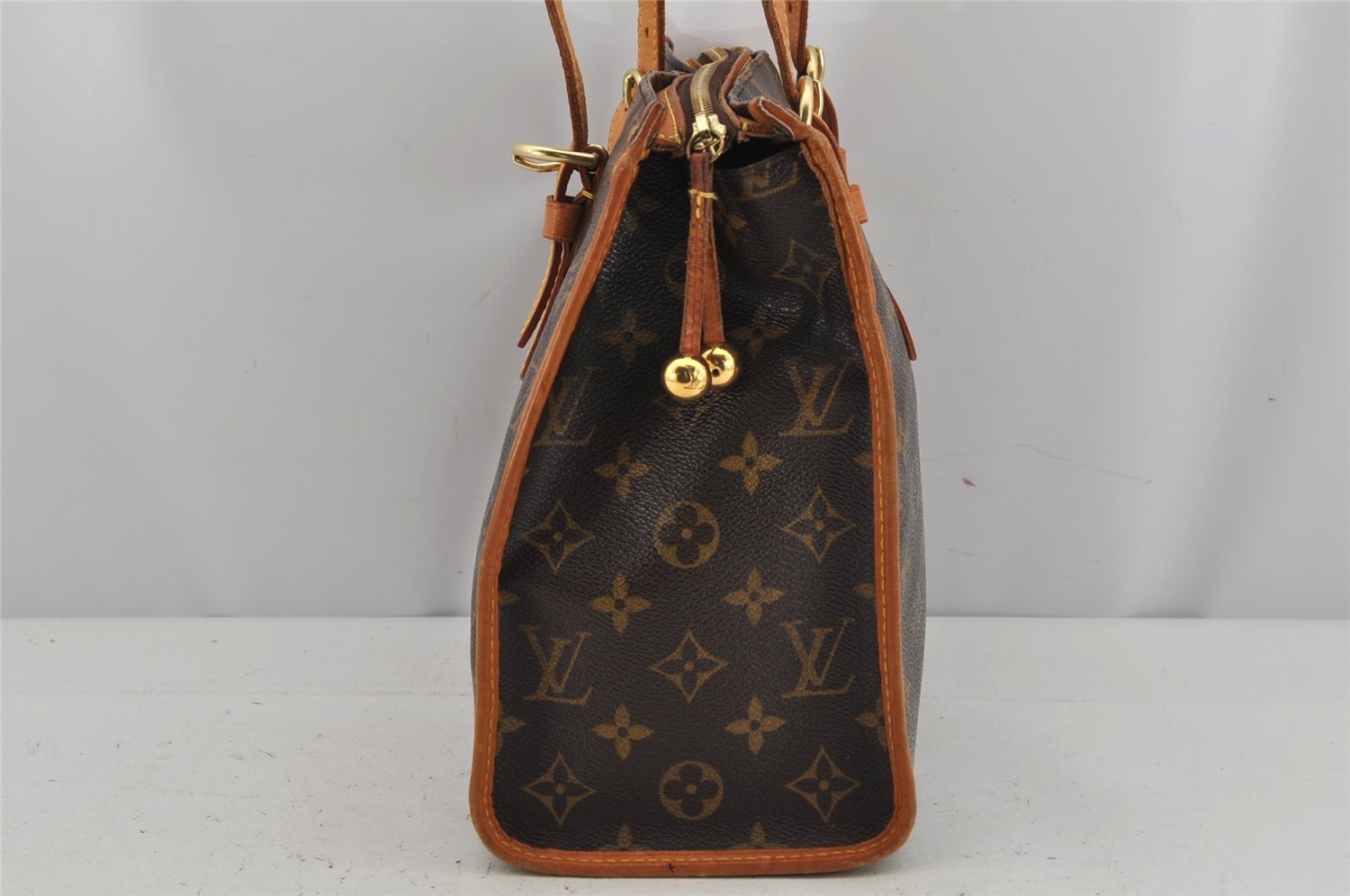 Authentic Louis Vuitton Monogram Popincourt Haut Shoulder Bag M40007 LV 0304K