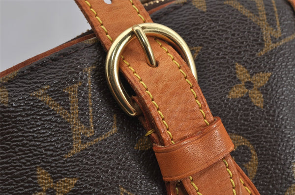 Authentic Louis Vuitton Monogram Popincourt Haut Shoulder Bag M40007 LV 0304K