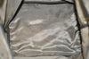 Authentic PRADA Nylon Tessuto Leather Shoulder Tote Bag Brown 0305H