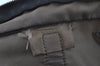 Authentic PRADA Nylon Tessuto Leather Shoulder Tote Bag Brown 0305H