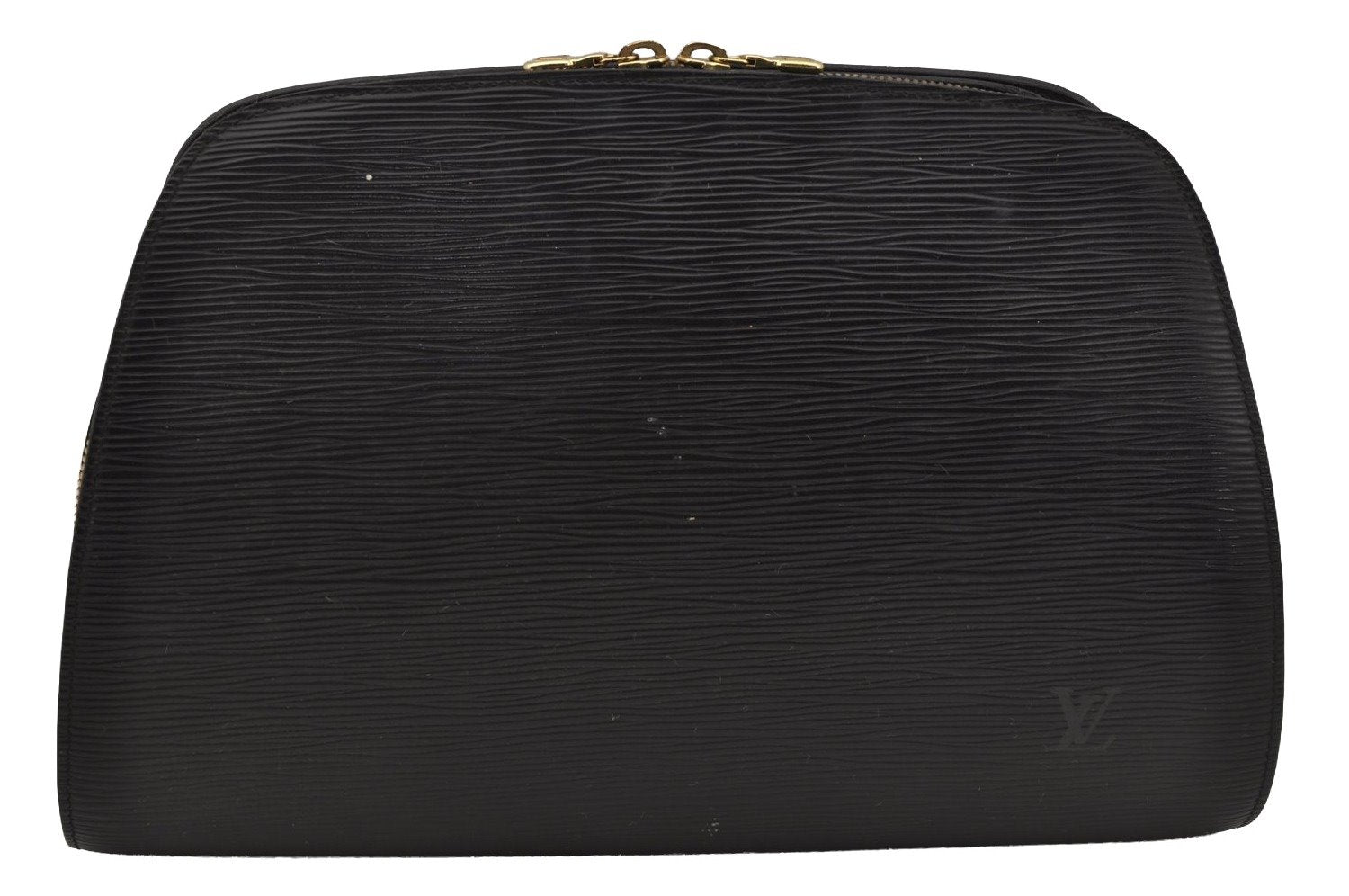 Authentic Louis Vuitton Epi Dauphine GM Pouch Clutch Bag Black M48432 Junk 0305J