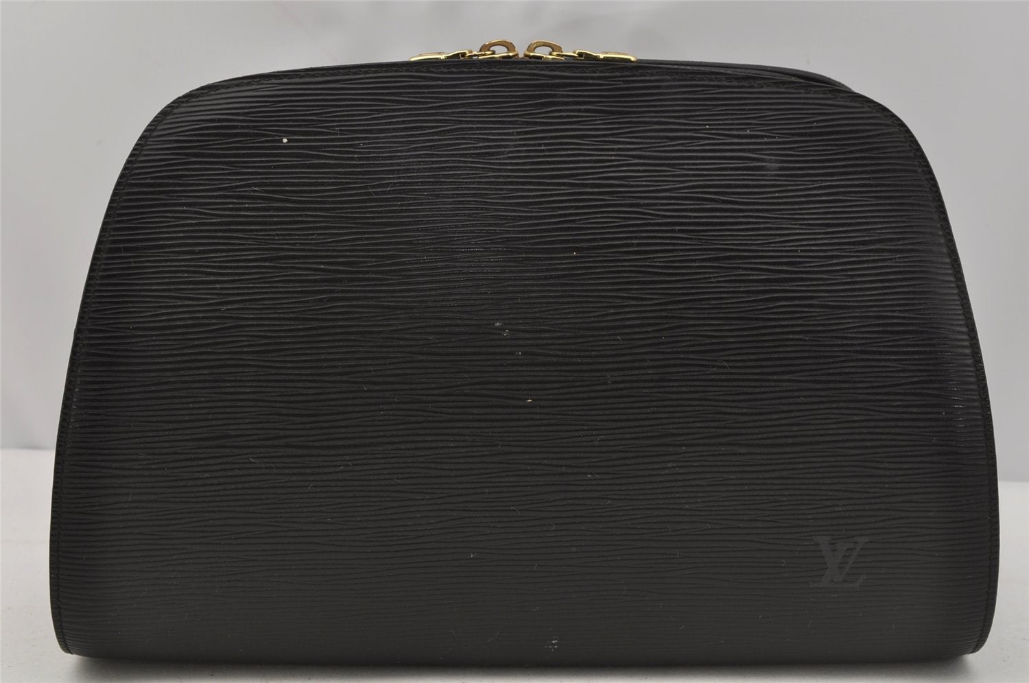 Authentic Louis Vuitton Epi Dauphine GM Pouch Clutch Bag Black M48432 Junk 0305J