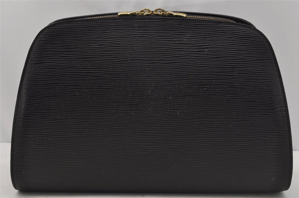 Authentic Louis Vuitton Epi Dauphine GM Pouch Clutch Bag Black M48432 Junk 0305J