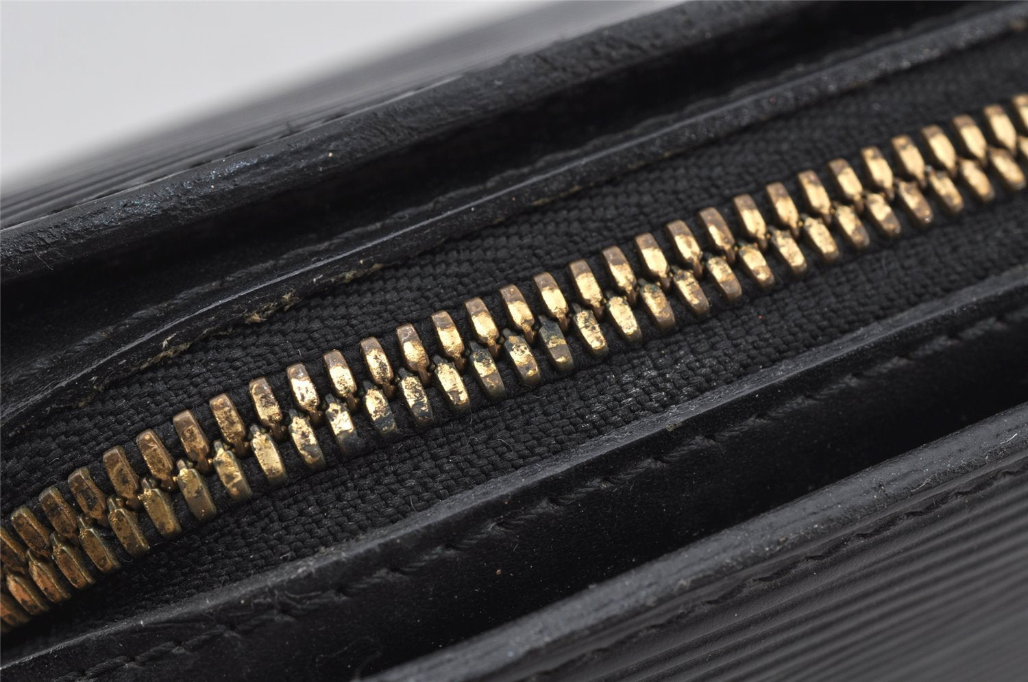 Authentic Louis Vuitton Epi Dauphine GM Pouch Clutch Bag Black M48432 Junk 0305J