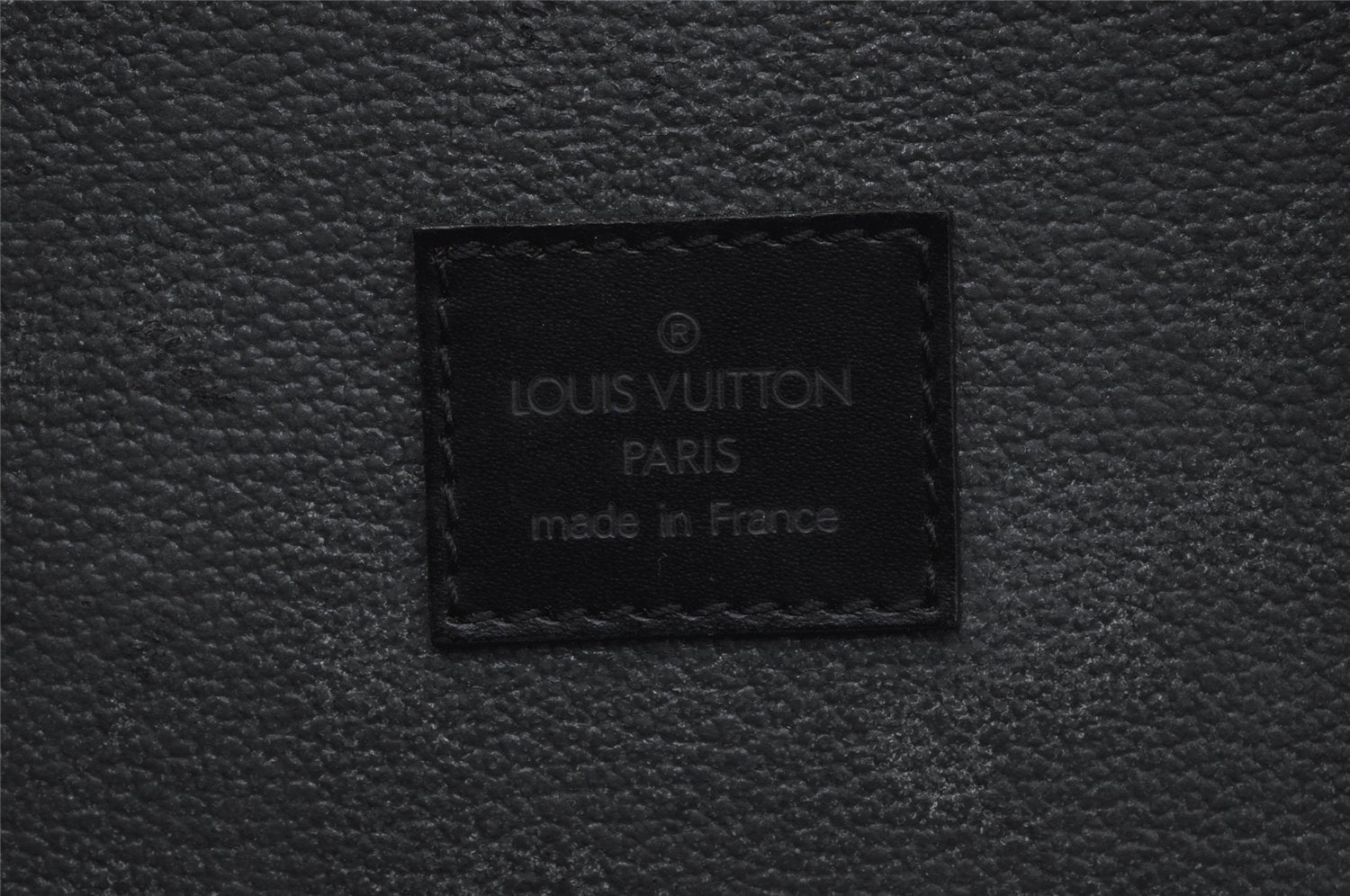 Authentic Louis Vuitton Epi Dauphine GM Pouch Clutch Bag Black M48432 Junk 0305J