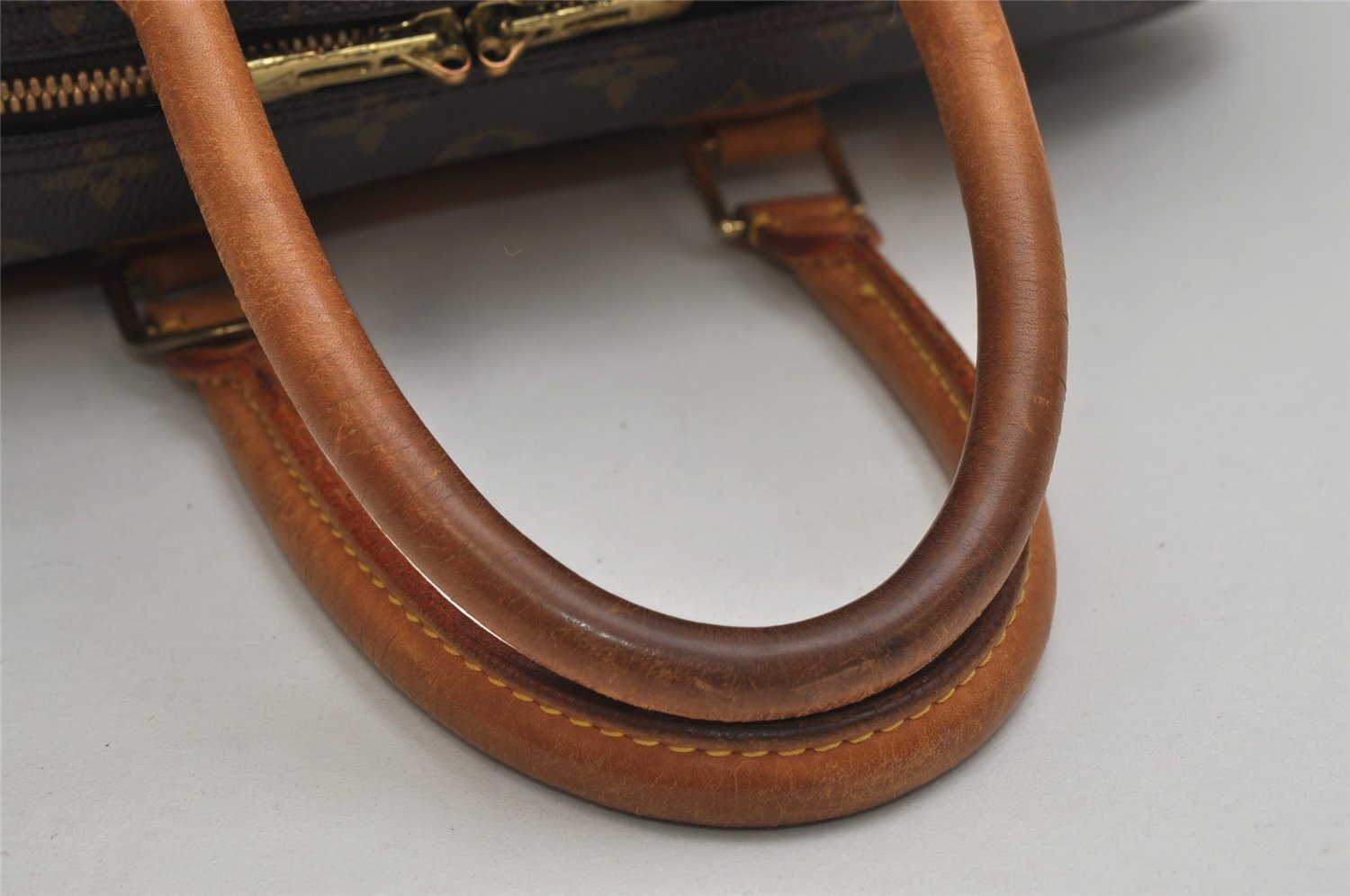 Authentic Louis Vuitton Monogram Deauville Hand Bag M47270 LV 0305K