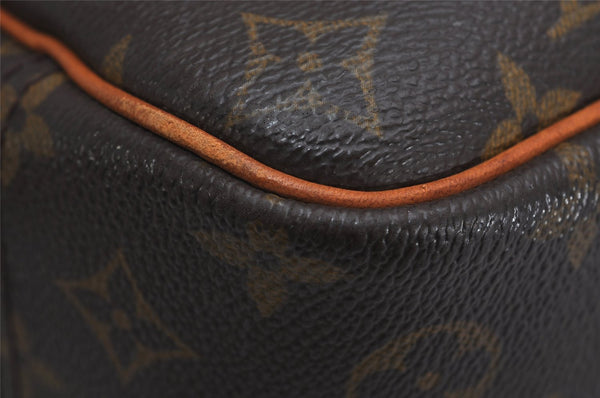 Authentic Louis Vuitton Monogram Deauville Hand Bag M47270 LV 0305K