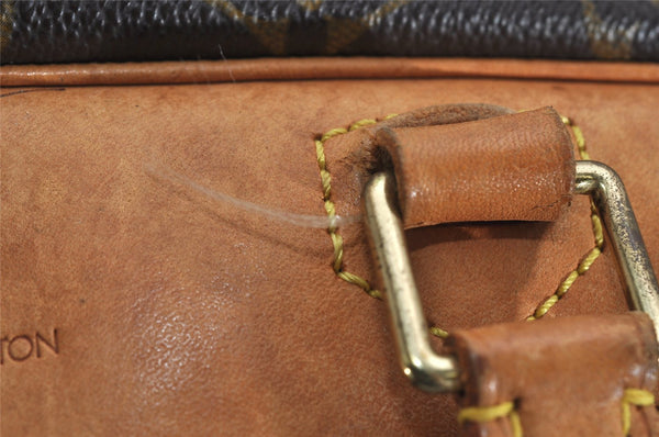 Authentic Louis Vuitton Monogram Deauville Hand Bag M47270 LV 0305K