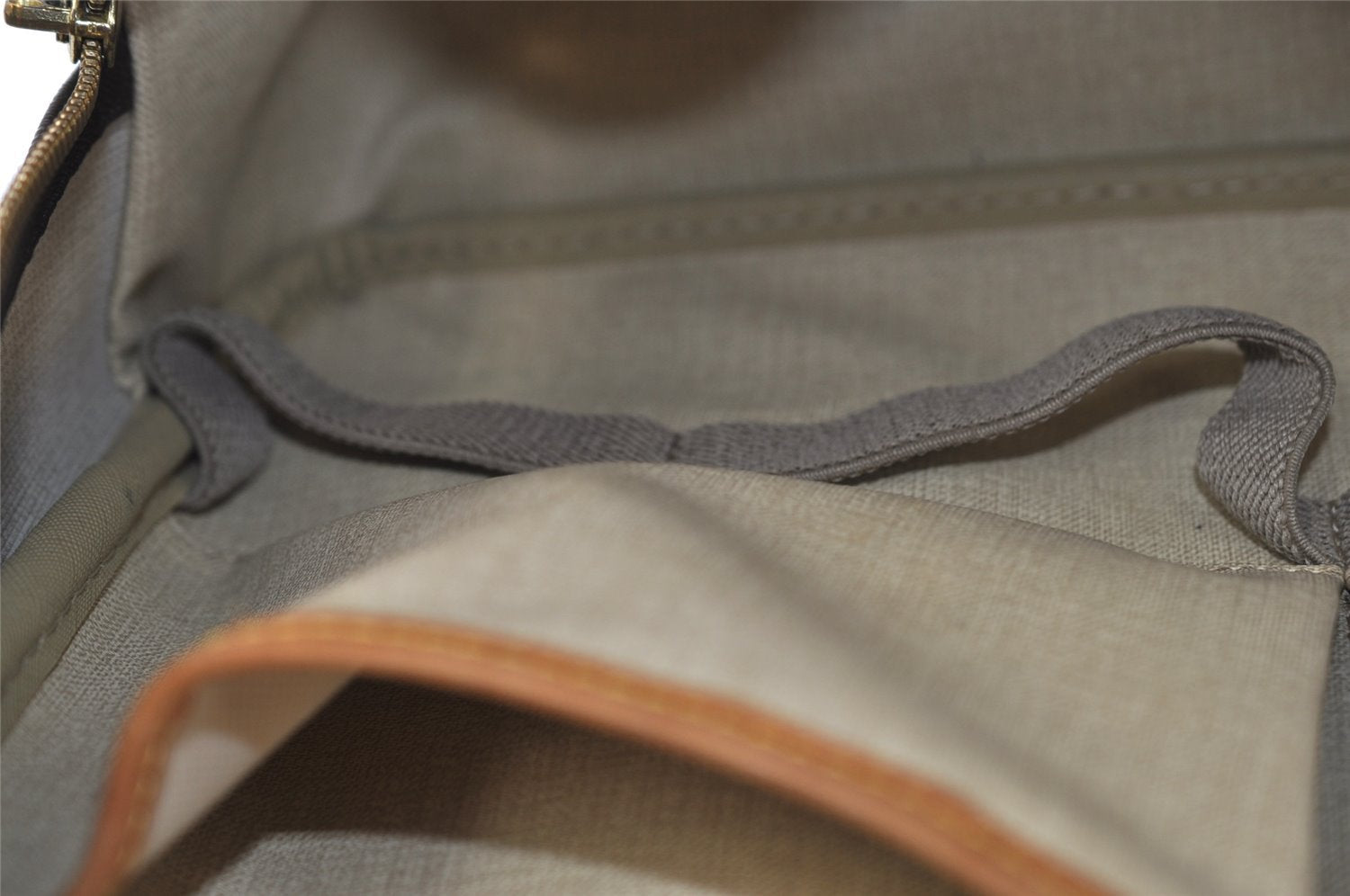 Authentic Louis Vuitton Monogram Deauville Hand Bag M47270 LV 0305K